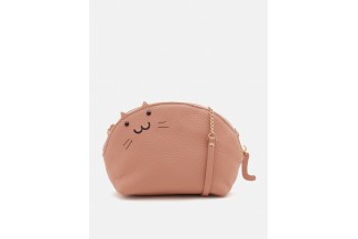 8097-1 Pink Kiki Feline Mini Crossbody Bag